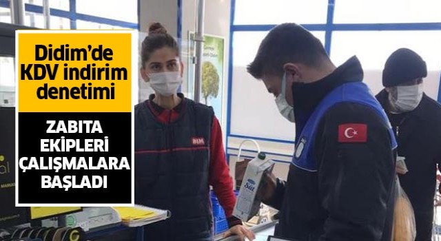 Didim’de KDV indirim denetimi