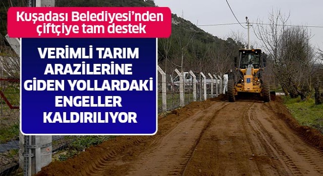 Kuşadası Belediyesi’nden çiftçiye tam destek