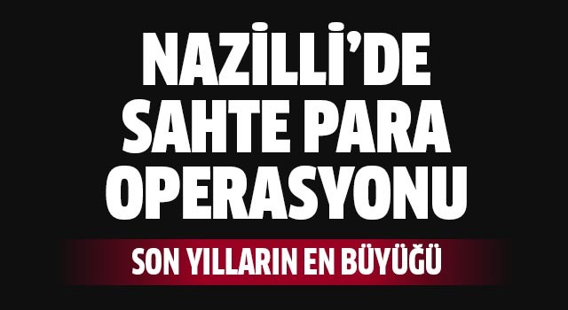 Nazilli polisinden sahte dolar operasyonu