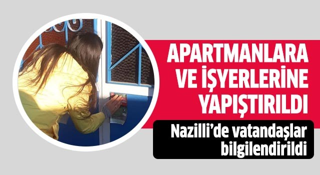 Nazilli'de vatandaşlar bilgilendirildi