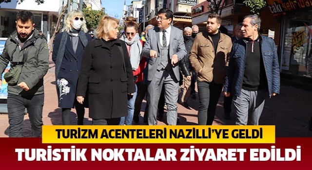 Turizm acenteleri Nazilli’nin turistik noktalarını ziyaret etti