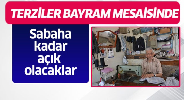 Aydın'da terzilerde bayram yoğunluğu yaşanıyor