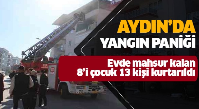 Aydın'da yangın paniği!