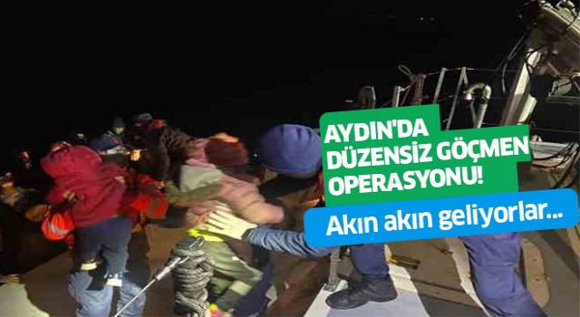 Aydın'da 40 düzensiz göçmen yakalandı