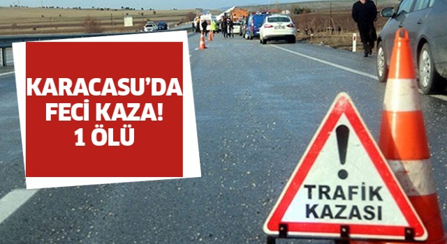 Karacasu'da feci kaza: 1 ölü!