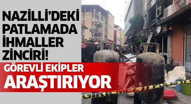 Nazilli'deki patlamada araştırmalar sürüyor