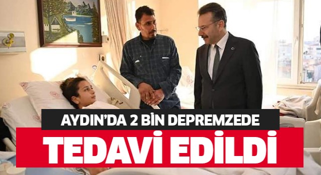 Aydın'da 2 bin depremzede tedavi edildi