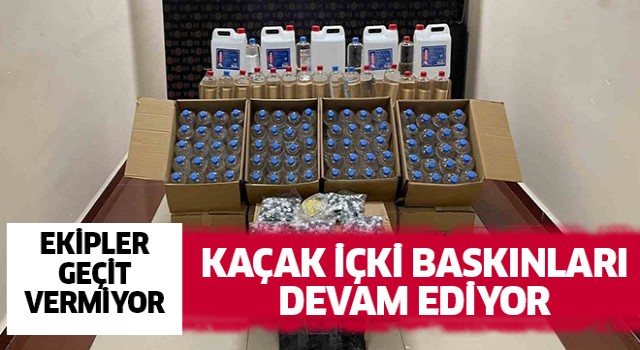 Aydın'da kaçak içki operasyonu