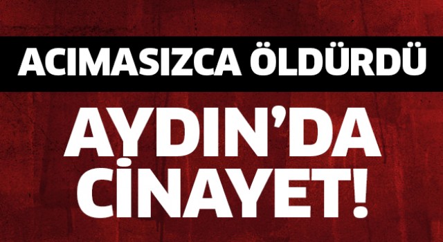 Aydın'da silahlı kavga: 1 ölü