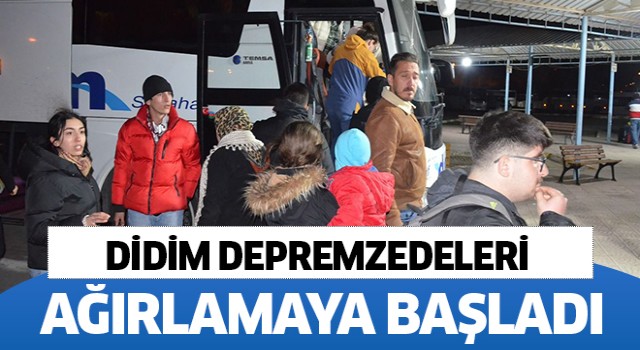 Didim depremzedelere kucak açtı