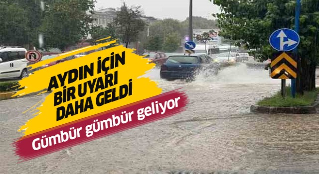 Meteoroloji Aydın'ı uyardı