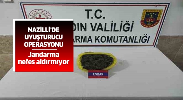 Nazilli'de yarım kilo esrar ele geçirildi