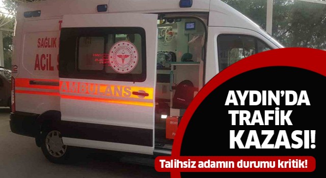 Aydın'da trafik kazası: 1 yaralı