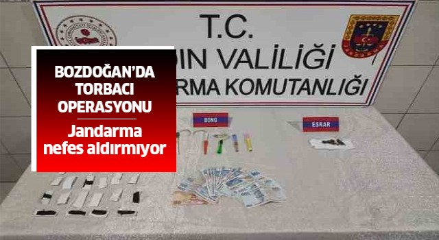 Bozdoğan'da “torbacı” operasyonu: 1 gözaltı