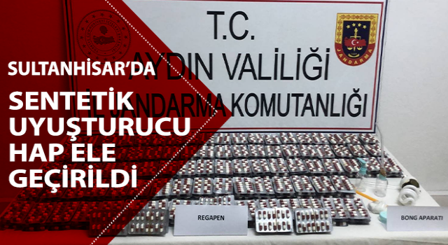 Aydın’da 6 bin adet sentetik uyuşturucu hap ele geçirildi