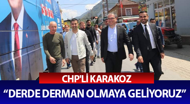 Chp'li Karakoz Kuşadası’nda vatandaşlarla bir araya geldi