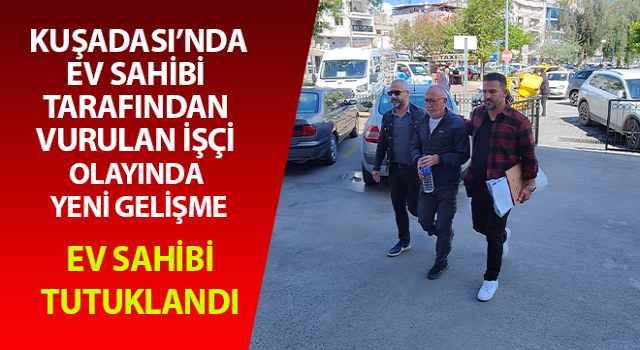 Ev sahibi tutuklandı, tabancayla göğsünden vurulan işçi yoğun bakımda