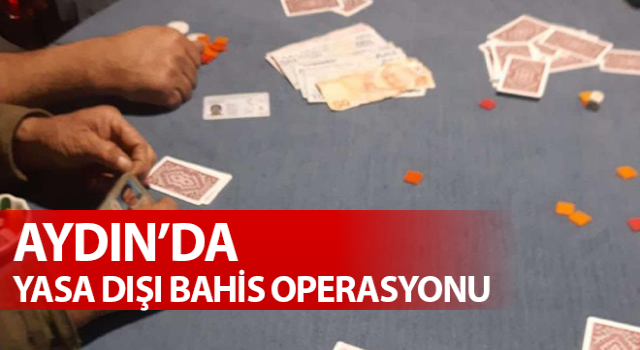 Jandarmadan yasa dışı bahis ve kumar operasyonu