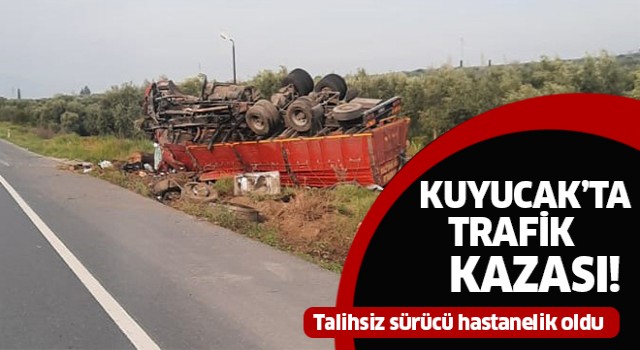 Kuyucak’ta trafik kazası: 1 yaralı