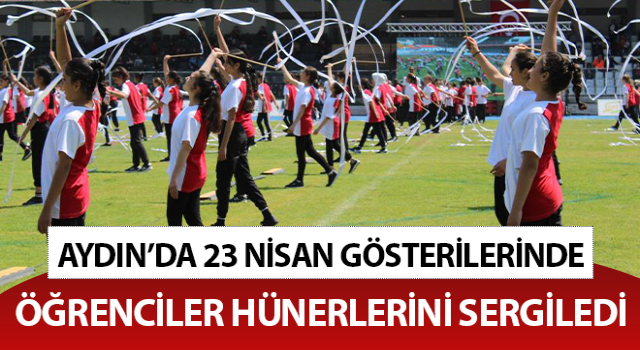 Öğrenciler hünerlerini sergiledi, izleyenler ayakta alkışladı