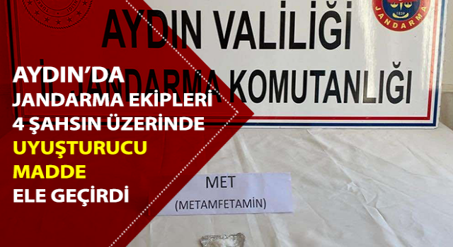 Aydın jandarması uyuşturucu kullanımı ve ticaretine geçit vermiyor