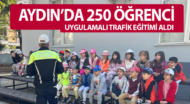 Aydın’da 250 öğrenci “trafik dedektifi” oldu