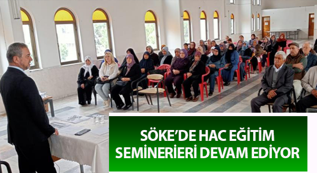 Aydın'da hac eğitim seminerleri devam ediyor