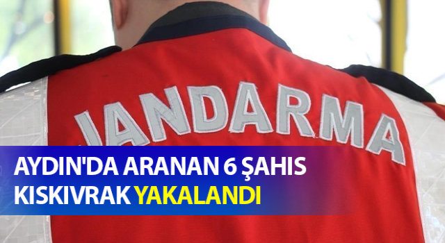 Aydın'da hapis cezası ile aranan 6 şahıs JASAT'a takıldı