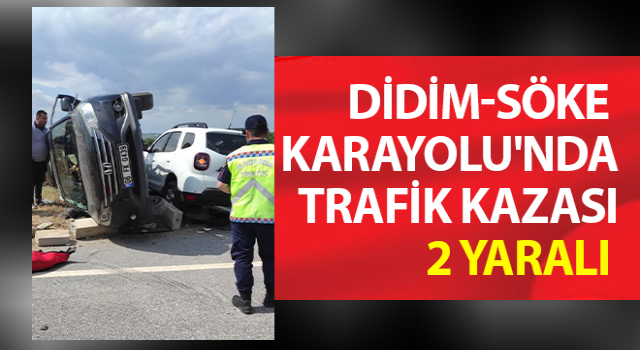 Aydın'da trafik kazası: 2 yaralı