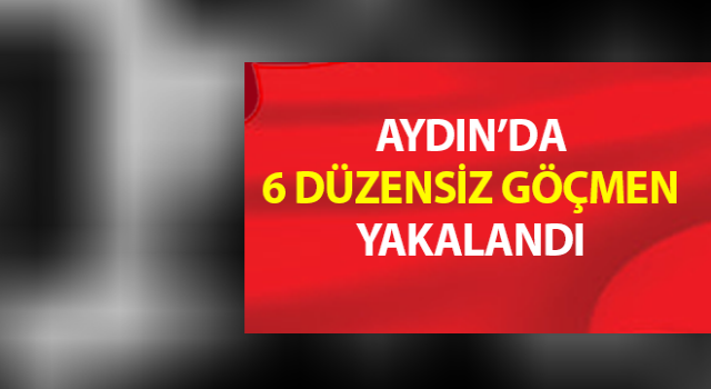 Didim’de 6 düzensiz göçmen yakalandı