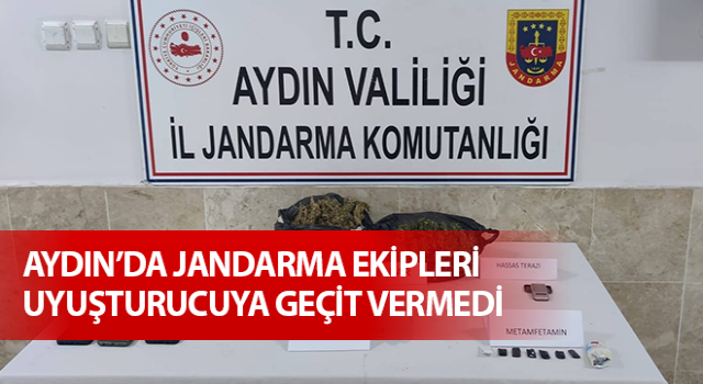 Jandarma ekipleri uyuşturucuya geçit vermedi