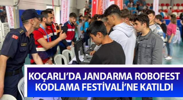 Jandarma, Robofest Kodlama Festivali’ne katıldı