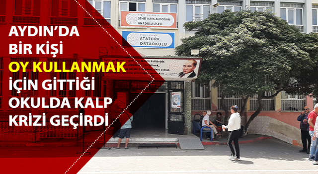 Kalbi seçim heyecanına dayanamadı