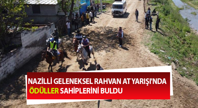 Nazilli’de rahvan at yarışı geleneği bozulmadı