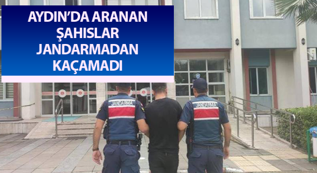 Aranan şahıslar jandarmadan kaçamadı