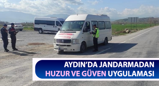 Jandarmadan huzur ve güven uygulaması