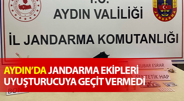 Jandarmanın hassas burunları uyuşturucuya geçit vermedi