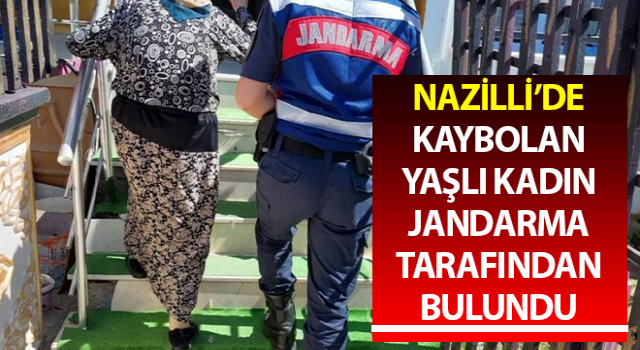 Kaybolan yaşlı kadın jandarma tarafından bulundu