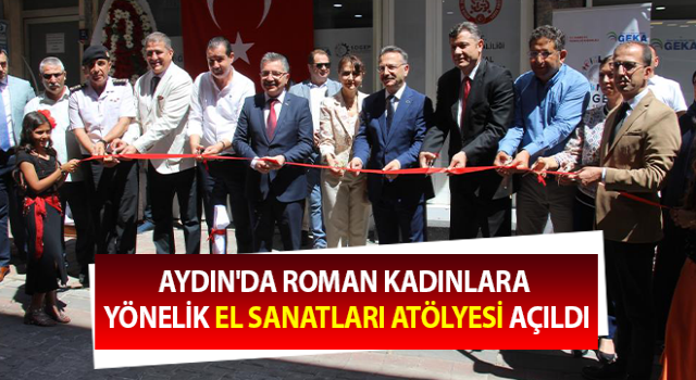 Roman kadınlara yönelik el sanatları atölyesi açıldı