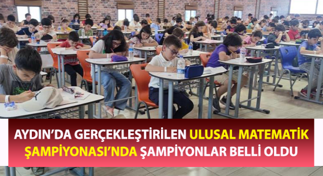 Ulusal Matematik Şampiyonası’nda şampiyonlar belli oldu