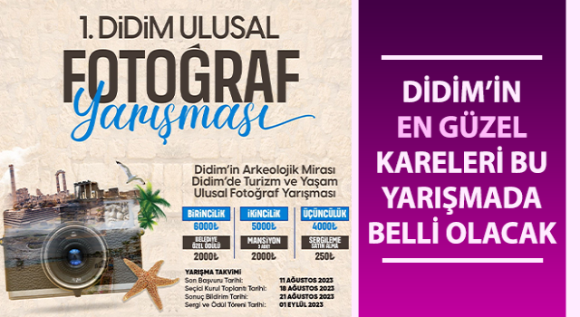 1. Ulusal Didim Fotoğraf Yarışması başvuruları başladı