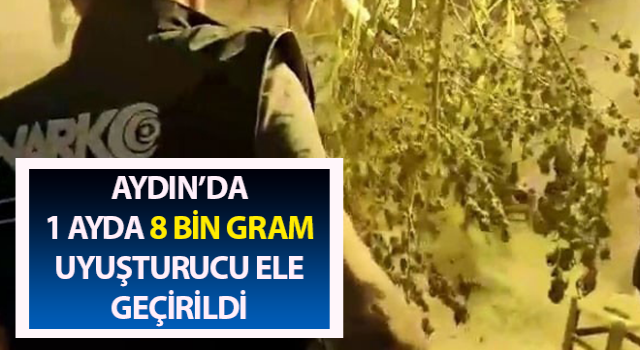 Aydın polisi, uyuşturucuya geçit vermiyor