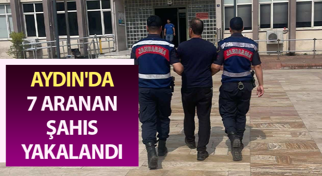 Aydın’da aranan şahıslar jandarmadan kaçamadı