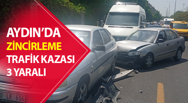 Aydın’da trafik kazası: 3 yaralı