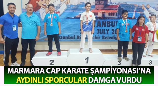 Aydınlı sporcular şampiyonaya damga vurdu