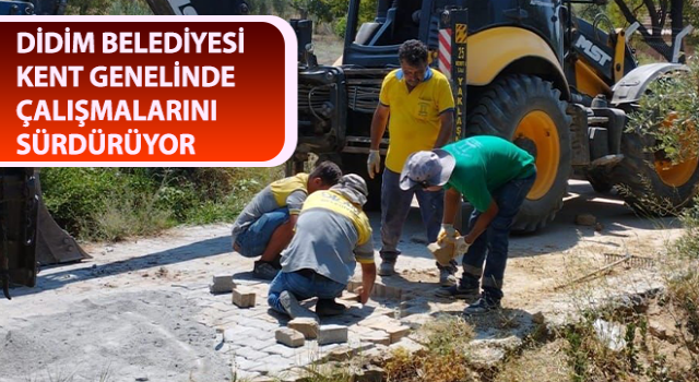 Didim’de çalışmalar devam ediyor