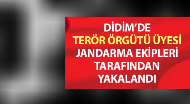 Didim’de terör örgütü üyesi yakalandı