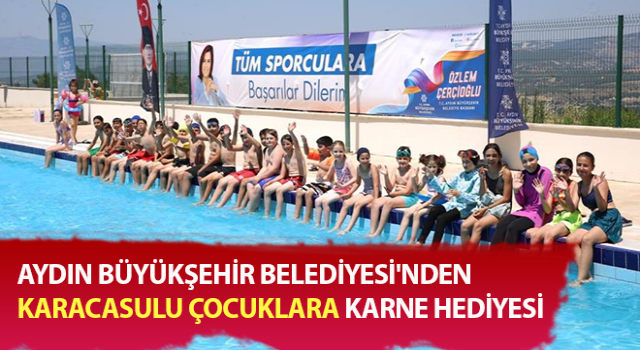 Karacasu Sosyal Tesisleri'nde yüzme etkinlikleri başladı