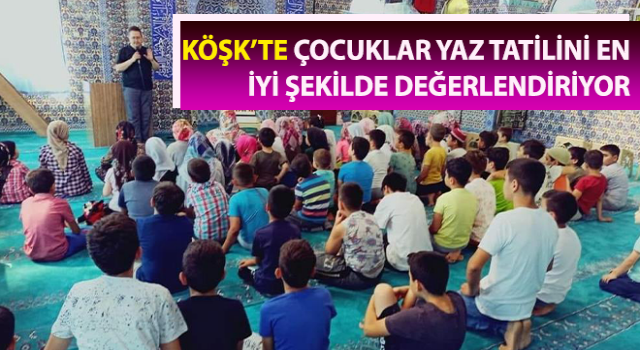 Köşk’te yaz kurslarına yoğun ilgi