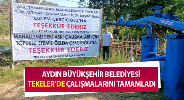 Tekeler’e Büyükşehir eli değdi